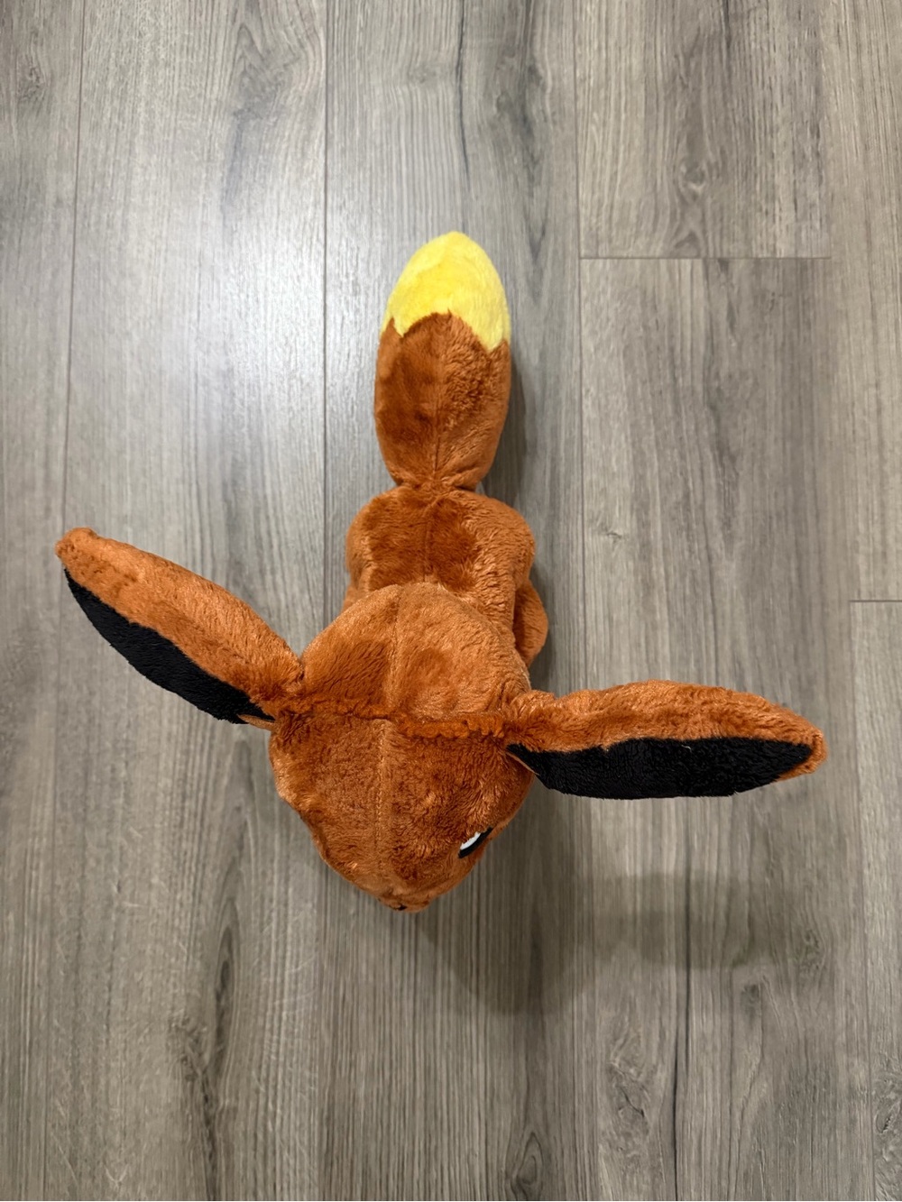 Pokemon Eevee Plush Toy - Brown with Black & Yellow Accents - Picture 3 of 10
